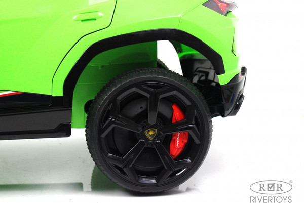 Изображение товара Детский автомобиль RiverToys Lamborghini Urus E777EE (зеленый)