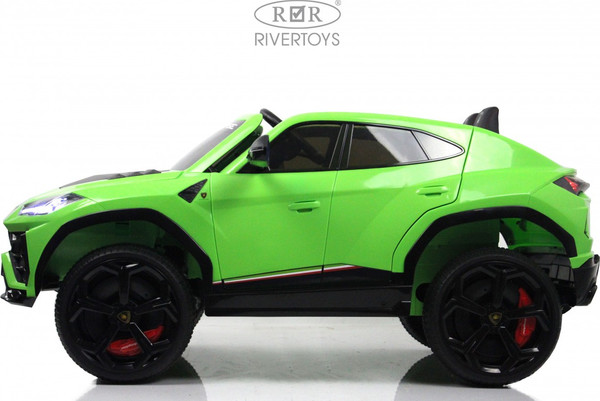 Изображение товара Детский автомобиль RiverToys Lamborghini Urus E777EE (зеленый)