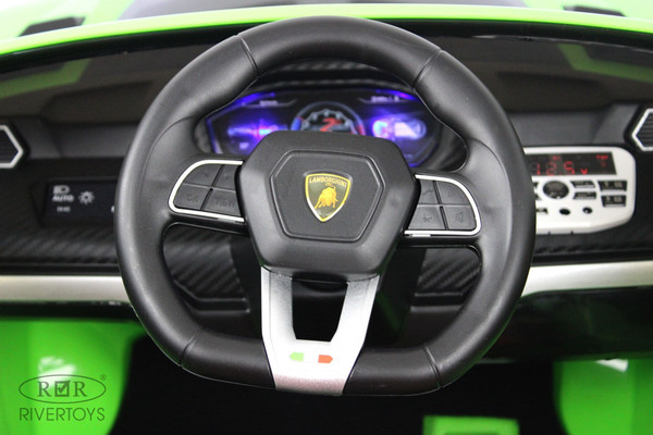 Изображение товара Детский автомобиль RiverToys Lamborghini Urus E777EE (зеленый)