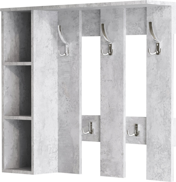 Вешалка для одежды Артём-Мебель СН-100.43 (бетон спаркс лайт)