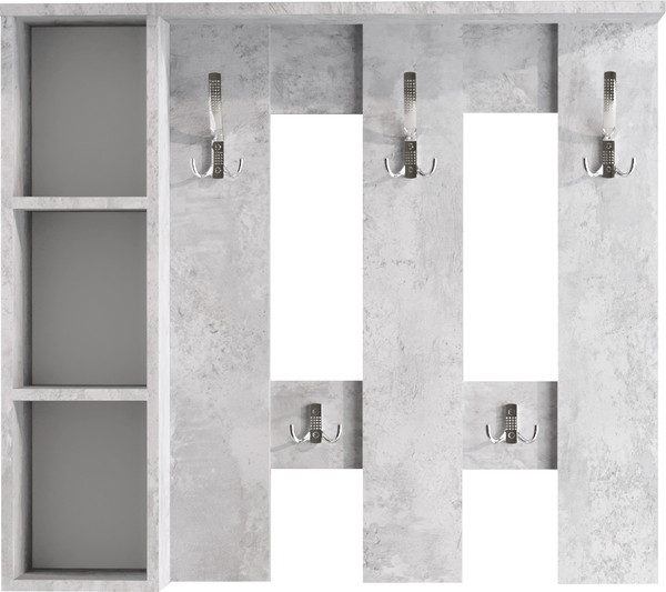 Изображение товара Вешалка для одежды Артём-Мебель СН-100.43 (бетон спаркс лайт)