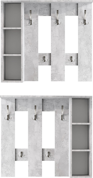 Изображение товара Вешалка для одежды Артём-Мебель СН-100.43 (бетон спаркс лайт)