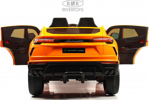 Изображение товара Детский автомобиль RiverToys Lamborghini Urus E777EE (оранжевый)