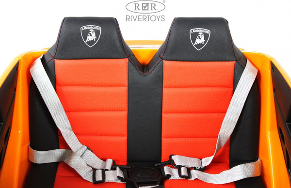 Изображение товара Детский автомобиль RiverToys Lamborghini Urus E777EE (оранжевый)