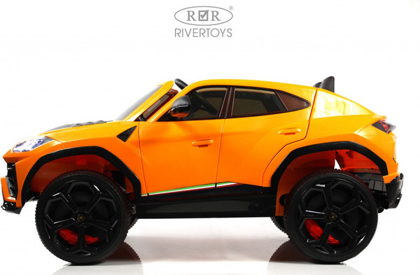 Изображение товара Детский автомобиль RiverToys Lamborghini Urus E777EE (оранжевый)