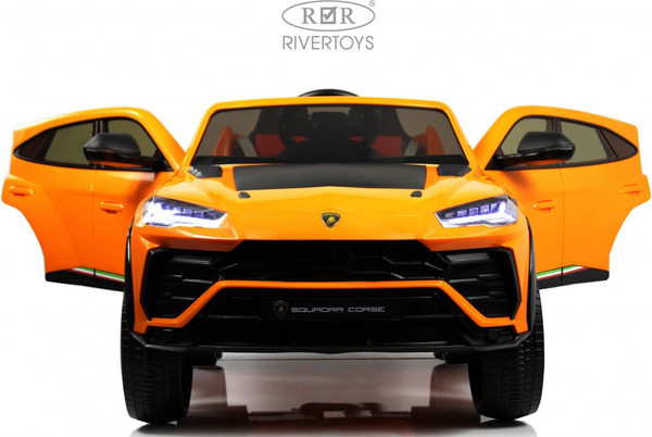 Изображение товара Детский автомобиль RiverToys Lamborghini Urus E777EE (оранжевый)