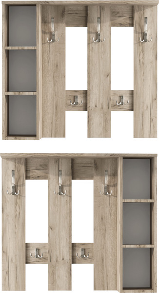 Изображение товара Вешалка для одежды Артём-Мебель СН-100.43 (дуб крафт серый)