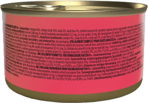 Изображение товара Влажный корм для кошек Schesir Silver кусочки курицы и утки (70г)