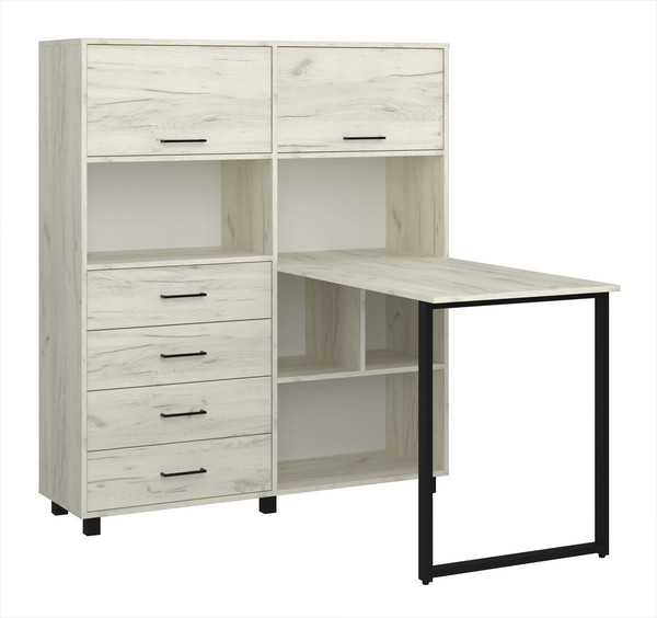 Изображение товара Письменный стол Премиум Персона-13 (дуб крафт белый)