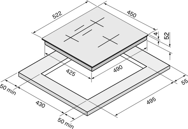 Изображение товара Индукционная варочная панель Krona Genesis Max 45 WH / КА-00005893