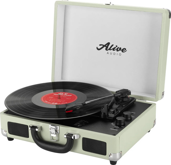 Изображение товара Проигрыватель виниловых пластинок Alive Audio Glam Mist c Bluetooth / GLM-01-MS