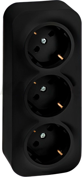 Изображение товара Розетка Legrand Quteo 782473 (черный матовый)