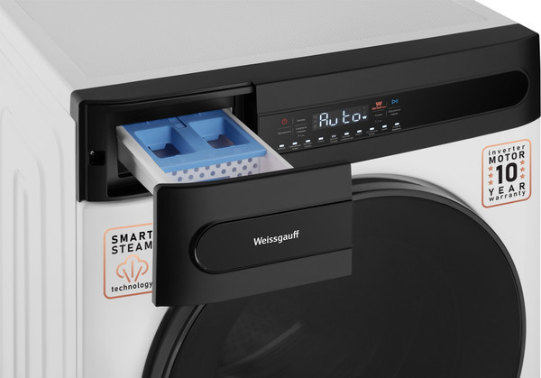 Изображение товара Стирально-сушильная машина Weissgauff WMD 49411 DC Inverter Steam