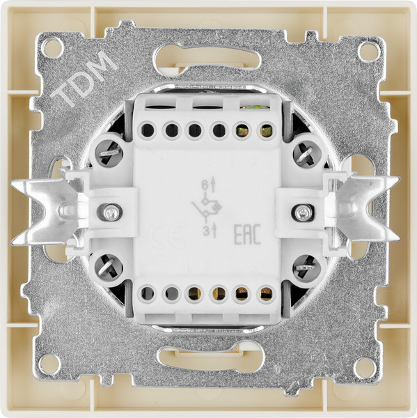 Изображение товара Выключатель TDM Сенеж SQ1816-0113 (слоновая кость)