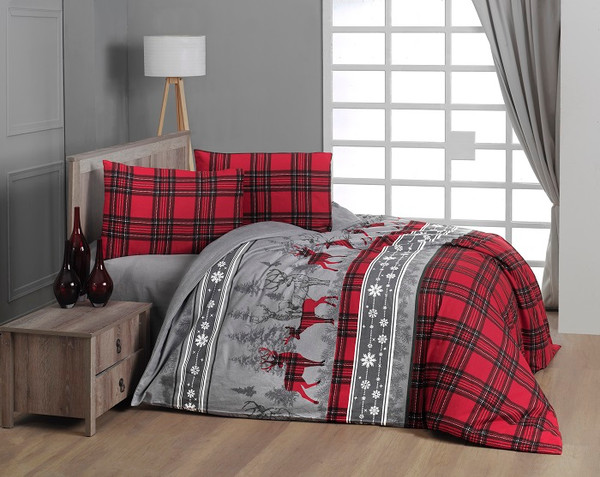 Изображение товара Комплект постельного белья DO&CO Happiness / 11300 (красный)