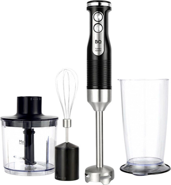 Изображение товара Блендер погружной BQ HB522PS (черный/стальной)