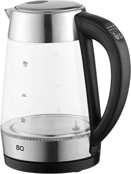 Изображение товара Электрочайник BQ KT1700G (черный/стальной)