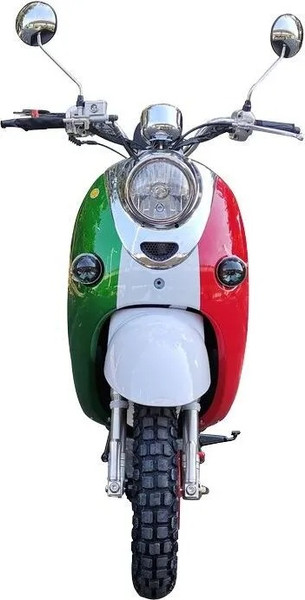 Изображение товара Скутер Vento (VMC) Retro BY49QT-2A 49 N1500 / 220911 (красный/белый/зеленый)