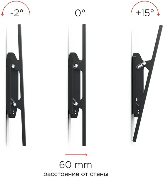 Изображение товара Кронштейн для телевизора Holder LCD-T8602-B