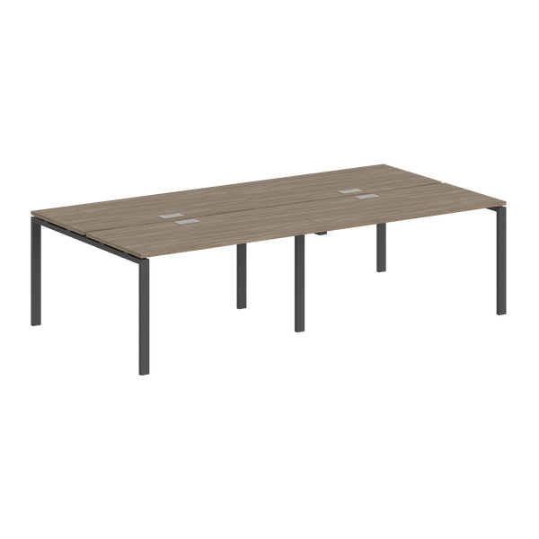 Изображение товара Комплект письменных столов Norden 280x123.8x75 / SG.252.OD.63.AN (антрацит/дуб темный)