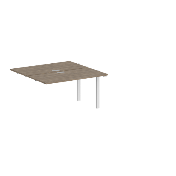 Изображение товара Комплект столов модульных Norden 280x123.8x75 / SG.212.OD.63.WH (белый/дуб темный)