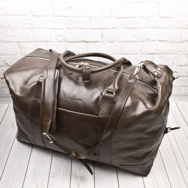 Изображение товара Сумка дорожная Carlo Gattini Premium Fidenza / 4036-52 (темно-коричневый)