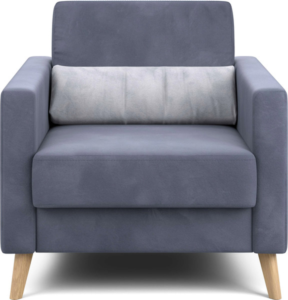 Изображение товара Кресло мягкое Мебельград Норд Стандарт  (мора деним/мора серый)