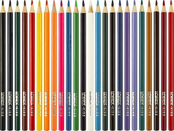 Изображение товара Набор цветных карандашей Lorex Kids / LXKCPW-24 (24цв)