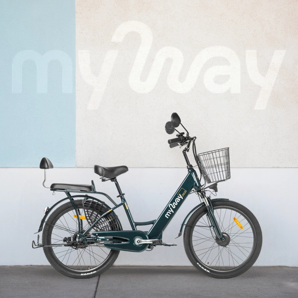 Изображение товара Электровелосипед MyWay Truck 350 24 (15, темно-зеленый)