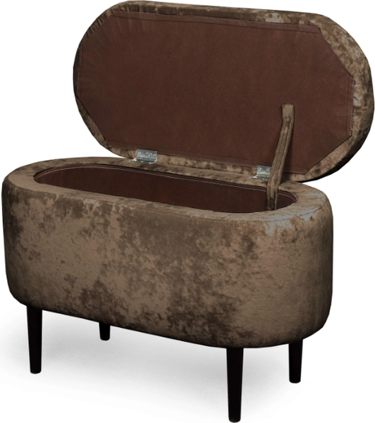 Изображение товара Банкетка Мебельград Олаф Стандарт с нишей (тиффани коричневый)