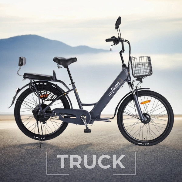 Изображение товара Электровелосипед MyWay Truck 500 24 (15, графитовый)