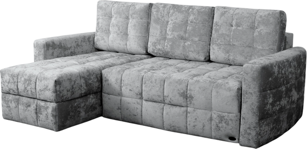 Изображение товара Диван угловой Мебельград Бремен Стандарт (тиффани серый)