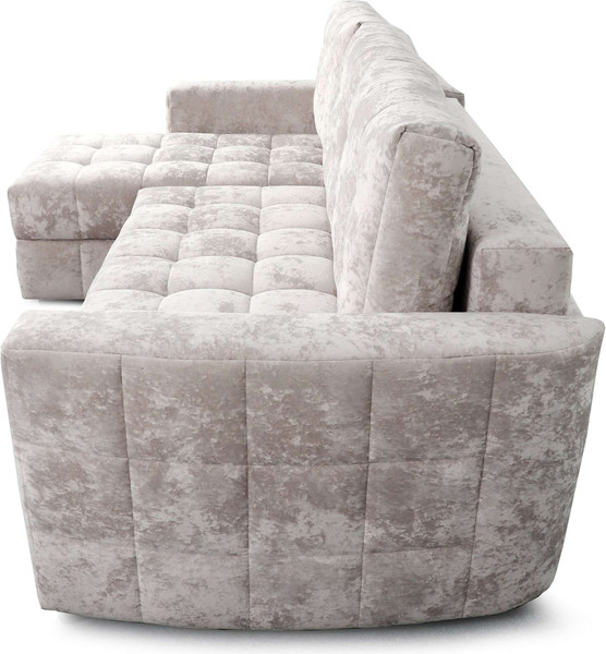 Изображение товара Диван угловой Мебельград Бремен Стандарт (тиффани бежевый)