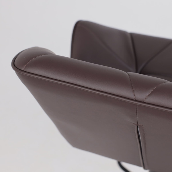 Изображение товара Стул барный AksHome Berlin GB (Pegasso шоколад экокожа/черный)