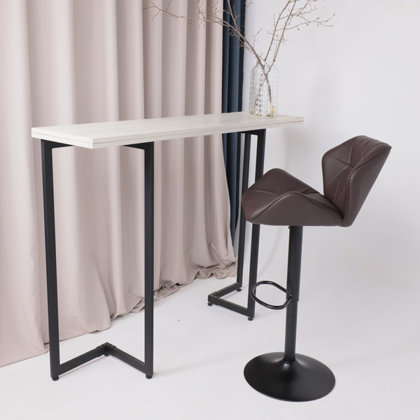 Изображение товара Стул барный AksHome Berlin GB (Pegasso шоколад экокожа/черный)