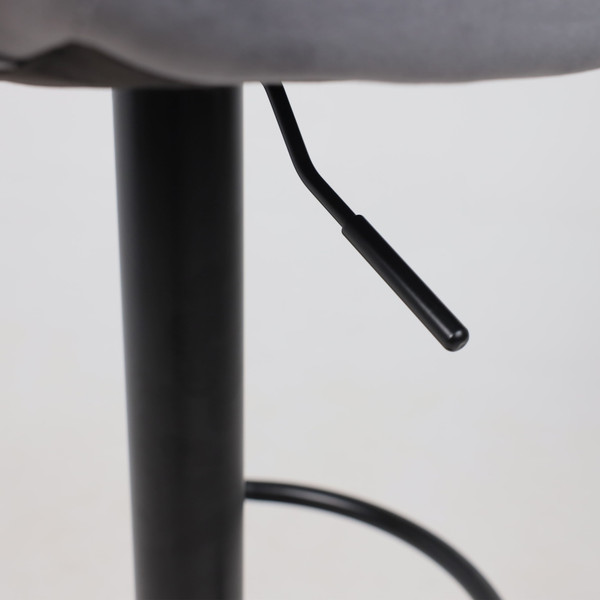 Изображение товара Стул барный AksHome Рой GB (Velutto 32 серый велюр/черный)