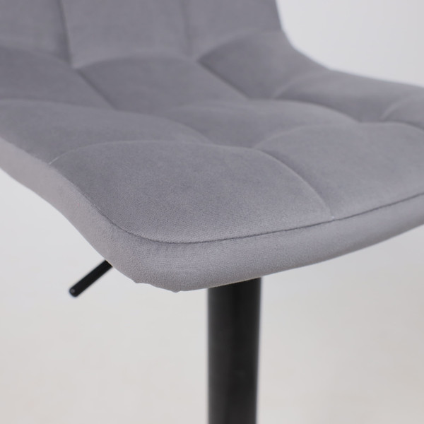 Изображение товара Стул барный AksHome Рой GB (Velutto 32 серый велюр/черный)