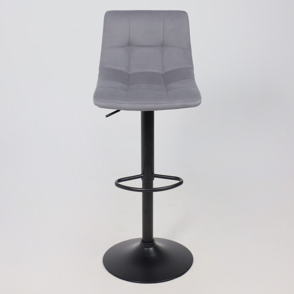 Изображение товара Стул барный AksHome Рой GB (Velutto 32 серый велюр/черный)