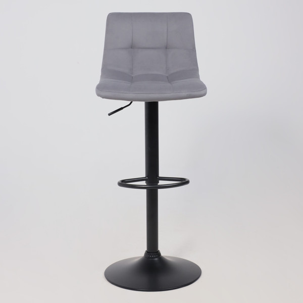 Изображение товара Стул барный AksHome Рой GB (Velutto 32 серый велюр/черный)