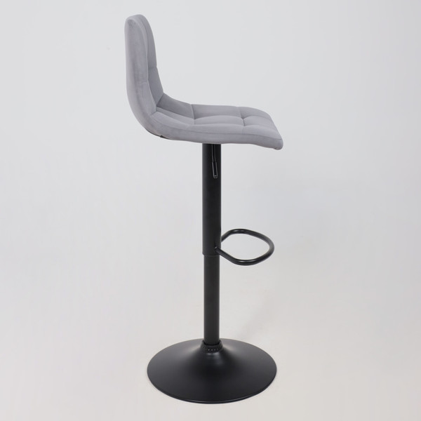 Изображение товара Стул барный AksHome Рой GB (Velutto 32 серый велюр/черный)