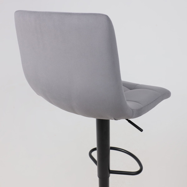 Изображение товара Стул барный AksHome Рой GB (Velutto 32 серый велюр/черный)