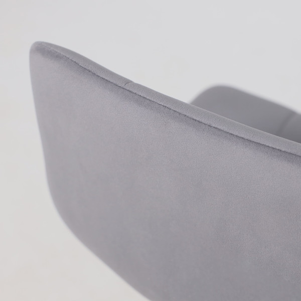 Изображение товара Стул барный AksHome Рой GB (Velutto 32 серый велюр/черный)