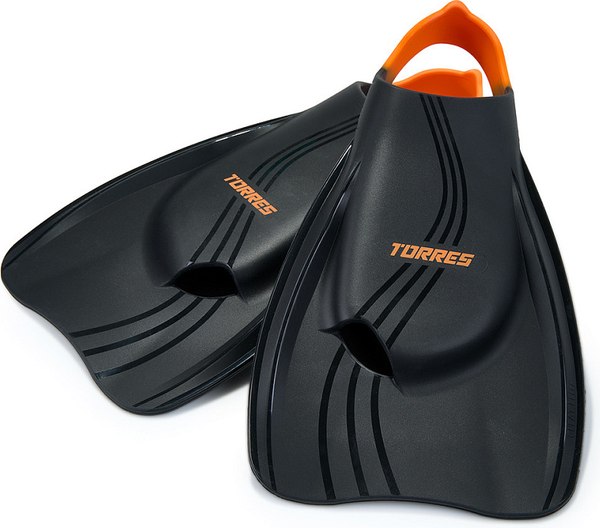 Изображение товара Ласты Torres X1 / SWF042404BL (L, черный/оранжевый)