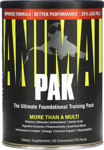 Изображение товара Комплексная пищевая добавка Universal Nutrition Animal Pak (30шт)