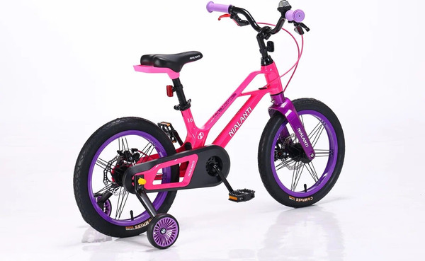Изображение товара Детский велосипед Nialanti Magic 16 MD 2025 (розовый, с комплектом защиты)