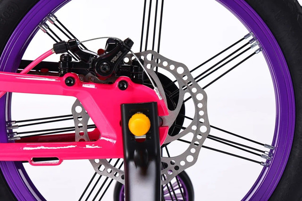 Изображение товара Детский велосипед Nialanti Magic 16 MD 2025 (розовый, с комплектом защиты, разобранный, в коробке)