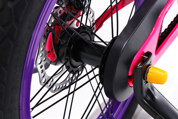 Изображение товара Детский велосипед Nialanti Magic 16 MD 2025 (розовый, с комплектом защиты, разобранный, в коробке)