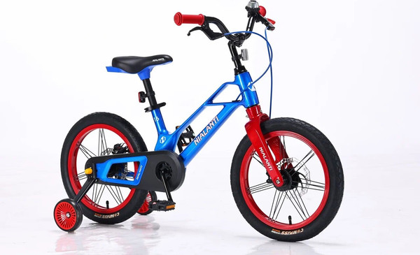 Изображение товара Детский велосипед Nialanti Magic 16 MD 2025 (синий, с комплектом защиты)