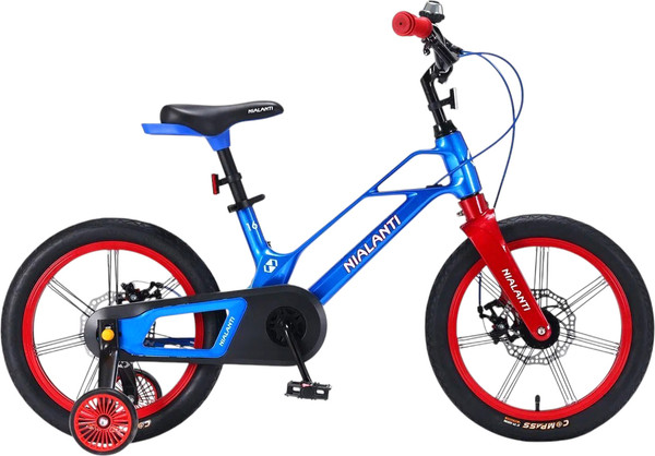 Изображение товара Детский велосипед Nialanti Magic 16 MD 2025 (синий, с комплектом защиты)