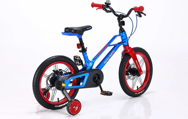 Изображение товара Детский велосипед Nialanti Magic 16 MD 2025 (синий, с комплектом защиты)